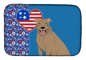NEW Fawn Pit Bull Terrier USA American Dish Drying Mat Absorbent Dish Drying Mat Pad for Kitchen Counter Dish Drainer Mat for Co NEW Fawn Pit Bull Terrier USA American Dish Drying Mat Absorbent Dish Drying Mat Pad for Kitchen Counter Dish Drainer Mat for Co