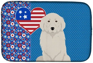 Great Pyrenees USA American Dish Drying Mat Absorbent Dish Drying Mat Pad for Kitchen Counter Dish Drainer Mat for Countertop, 1 Great Pyrenees USA American Dish Drying Mat Absorbent Dish Drying Mat Pad for Kitchen Counter Dish Drainer Mat for Countertop, 1