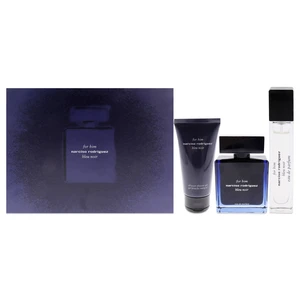 Bleu Noir by Narciso Rodriguez for Men 3 Pc Gift Set 3.3oz EDP Spray, 1.6oz Shower Gel, 10ml EDP Spray Bleu Noir by Narciso Rodriguez for Men 3 Pc Gift Set 3.3oz EDP Spray, 1.6oz Shower Gel, 10ml EDP Spray
