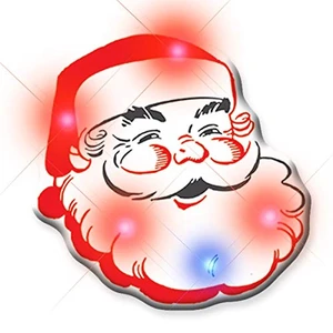 blinkee Santa Claus Flashing Body Light Lapel Pins blinkee Santa Claus Flashing Body Light Lapel Pins