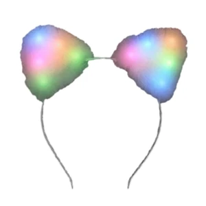 blinkee Multicolor LED Soft Cat Ears Headband blinkee Multicolor LED Soft Cat Ears Headband