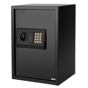 41L E50EA Compact Electronic Battery Operated Safe Box Steel Plate Home Office Use Black 41L E50EA Compact Electronic Battery Operated Safe Box Steel Plate Home Office Use Black