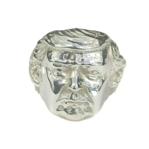 Size 13 Donald Trump MAGA Fashion Silver Plated Ring Size 13 Donald Trump MAGA Fashion Silver Plated Ring