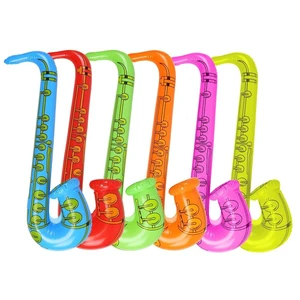 Assorted Inflatable Saxophone 1 Piece Assorted Inflatable Saxophone 1 Piece