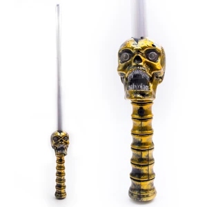 Musical Graveyard Gold Skull Light Up Color Changing Sword Musical Graveyard Gold Skull Light Up Color Changing Sword