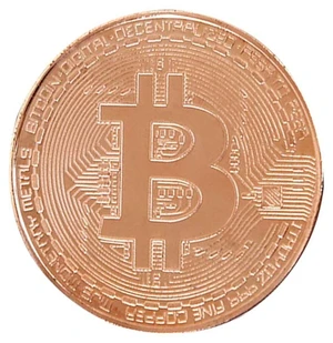 Copper Plated Collectible Bitcoin Coin Physical Art Collection Gift Copper Plated Collectible Bitcoin Coin Physical Art Collection Gift