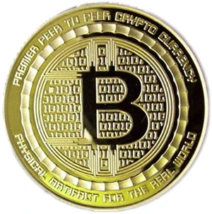 The Golden Guardian Limited Edition Collectible Souvenir Gold Plated Bitcoin Coin The Golden Guardian Limited Edition Collectible Souvenir Gold Plated Bitcoin Coin