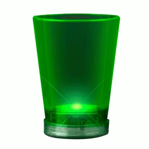 Light Up Shot Glass Green Light Up Shot Glass Green
