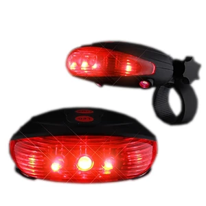Red Bike Light with Ground Illuminating Lasers Red Bike Light with Ground Illuminating Lasers