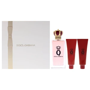 Q by Dolce and Gabbana for Women 3 Pc Gift Set 3.3oz EDP Spray, 1.69oz Shower Gel, 1.69oz Body Lotion Q by Dolce and Gabbana for Women 3 Pc Gift Set 3.3oz EDP Spray, 1.69oz Shower Gel, 1.69oz Body Lotion