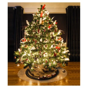 Floortex Polycarbonate Circular Christmas Tree Floor Protection Mat 36" Diameter Floortex Polycarbonate Circular Christmas Tree Floor Protection Mat 36" Diameter