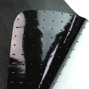 Black Vinyl Lipped Chair Mat for Carpets 36" x 48" Black Vinyl Lipped Chair Mat for Carpets 36" x 48"