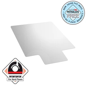 Vinyl Lipped Chair Mat for Hard Floor 36" x 48" Vinyl Lipped Chair Mat for Hard Floor 36" x 48"