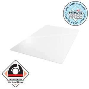 Vinyl Rectangular Chair Mat for Hard Floor 30" x 48" Vinyl Rectangular Chair Mat for Hard Floor 30" x 48"