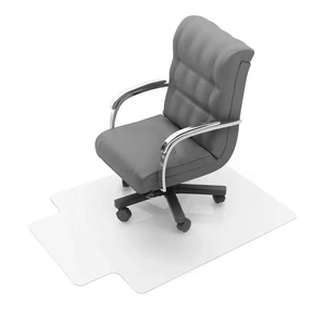 Cleartex Enhanced Polymer Lipped Chair Mat for Hard Floors 48" x 51" Cleartex Enhanced Polymer Lipped Chair Mat for Hard Floors 48" x 51"
