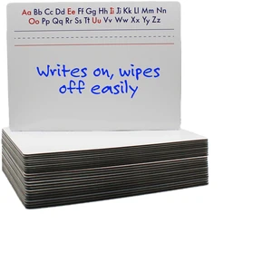 9 X 12  Two Sided Alphabet Magnetic Dry Erase Board Class Pack Of 24