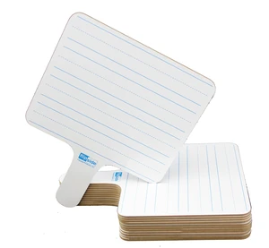 Rectangular Lined Dry Erase Answer Paddle Class Pack Of 12 Rectangular Lined Dry Erase Answer Paddle Class Pack Of 12