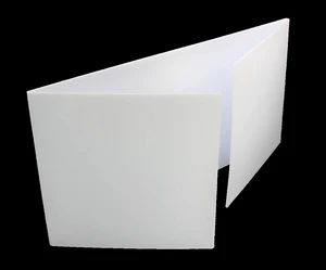 White Premium Corrugated Plastic Study Carrel Pack Of 12 White Premium Corrugated Plastic Study Carrel Pack Of 12