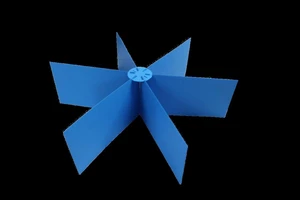 Blue Premium Corrugated Plastic Round Study Carrel Pack Of 4 Blue Premium Corrugated Plastic Round Study Carrel Pack Of 4