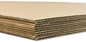 32 X 40 Kraft Corrugated Sheets (CFlute) Pack Of 10 32 X 40 Kraft Corrugated Sheets (CFlute) Pack Of 10