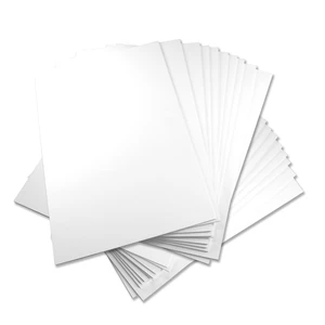 8 X 10 3/16 White Foam Board Pack Of 25