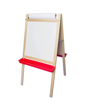 Deluxe Magnetic Paper Roll Easel Green Chalk/White Markerboard Deluxe Magnetic Paper Roll Easel Green Chalk/White Markerboard