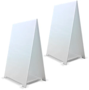 11" X 17" Premium Corrugated Plastic Dry Erase Tabletop Marquee Easel 2 Pack 11" X 17" Premium Corrugated Plastic Dry Erase Tabletop Marquee Easel 2 Pack