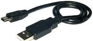 AmzerÂ® Mini USB Data Sync and Charge Cable - 1ft