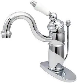 Victorian Mono Block Lavatory FCT (washerless),w/PL HDL-Chrome Finish