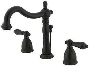 HERTIAGE WIDE SPREAD LAV FCT ORB, METAL LEVER-Oil Rubbed Bronze Finish