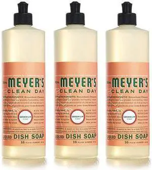 Mrs. Meyer's Liquid Dish Soap Geranium 16 oz