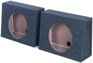 Qpower QTW10S *Tw10S* Empty Split Woofer Box; 10" Angle; Qpower QTW10S *Tw10S* Empty Split Woofer Box; 10" Angle;