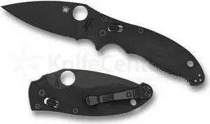 Spyderco Manix 2 Lightweight Folding Knife w/3.37" Blk Blade