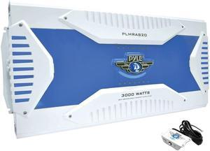 PYLE PLMRA820 Elite Series Waterproof Marine Bridgeable MOSFET Class AB Amp (8 Channels, 3,000 Watts)