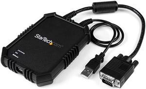StarTech.com NOTECONS02X Laptop to Server KVM Console - Rugged USB Crash Cart Adapter with File Transfer and Video Capture
