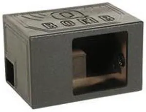 Qpower QBOMB12VLSINGSQ Single 12" Bomb Box Vented Square Hole Qpower QBOMB12VLSINGSQ Single 12" Bomb Box Vented Square Hole