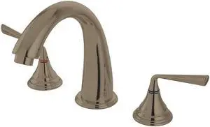 Kingston Brass KS5368ZL Silver Sage Two Handle Roman Tub Filler