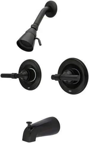 Kingston Brass KB665ML Tub and Shower , Faucet, Oil Rubbed Bronze