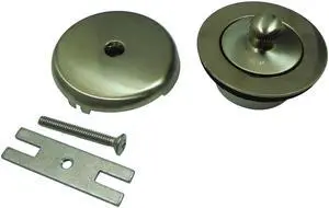 Kingston Brass DLT5301A8 Lift and Turn Tub Drain Kit, Satin Nickel