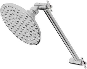 Kingston Brass K135K1 Large Shower Head And 10 Inch High-Low Shower Kit - Polished Chrome Finish