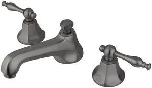 Kingston Brass KS4468NL Naples Two Handle 8" to 16" Widespread Lavatory Faucet w
