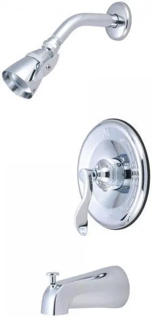 Kingston Brass KB1631DFL Single Handle Tub & Shower Faucet