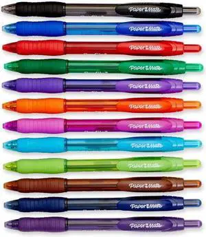 Paper Mate Profile Retractable Ballpoint Pens, Bold Point 1.4mm, Assorted, 12/Pack (1788863)