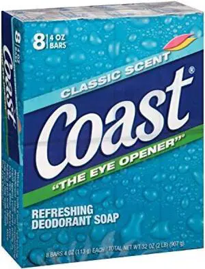 Coast 8-Bar Soap Classic Scent / Original 4 Ounce