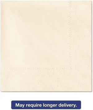Beverage Napkins, 2-Ply, 9 1/2 X 9 1/2, Ecru, 1000/carton