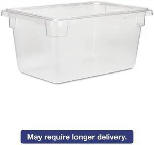 Food/tote Boxes, 5gal, 12w X 18d X 9h, Clear