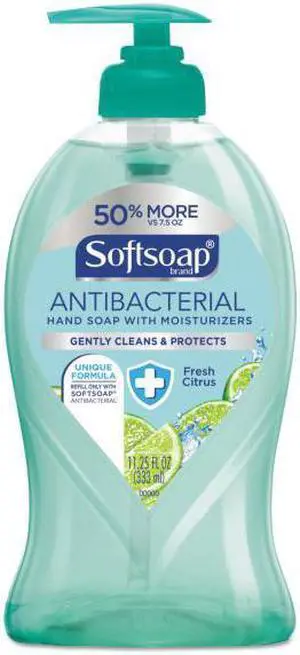 Softsoap Antibacterial Hand Soap, Fresh Citrus, 11.25 Oz Pump Bottle 44572EA
