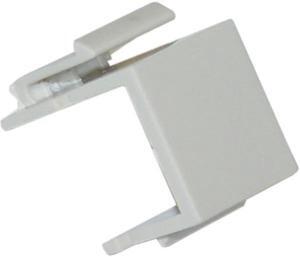 Cable Wholesale Blank Insert Module for Keystone Wall Plate Beige / Ivory