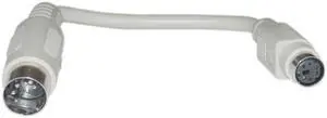 Cable Wholesale DIN5 Male-MiniDin6 (PS/2) Female, Keyboard Adaptor Cable - 6 inches