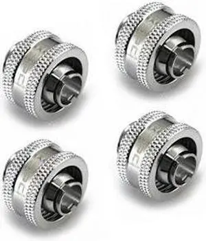 XSPC G1/4 to 3/8 ID, 5/8 OD Compression Fitting V2, Chrome, 4-pack XSPC G1/4 to 3/8 ID, 5/8 OD Compression Fitting V2, Chrome, 4-pack